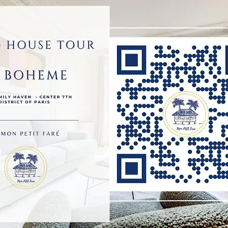 Le Boheme - Havre Familial Chic - By Mon Petit Fare Apartmán Paříž